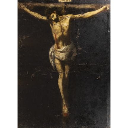 Escuela española, s.XVIII.
Cristo Crucificado.
Óle