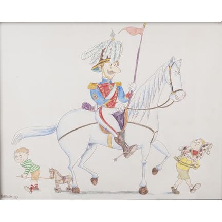 Pilarin Bayés (Vic, 1941)
Personajes con caballos.