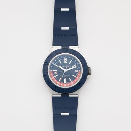 BVLGARI "Aluminium GMT", c.2021. Reloj de pulsera 