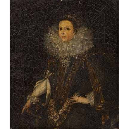 Escuela española, s.XVIII.
Isabel de Borbón.
Óleo 