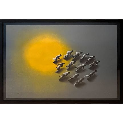 Juan Genovés (Valencia, 1930)
Eclipse.
Serigrafía 