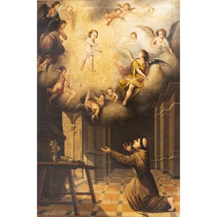 Escuela española, fles. del s.XVIII.
La visión de 
