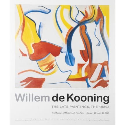 Después de Willem de Kooning (Róterdam, Países Baj