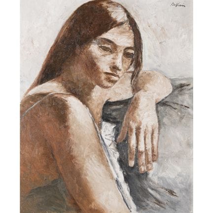 Jordi Rollán Lahoz (Barcelona, 1940)
Dama posando.