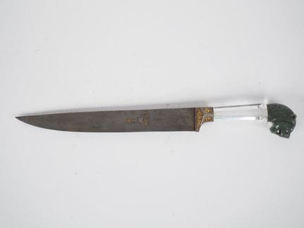 Indien, Deccan
Großer Kard-Dolch mit sechseckigem 