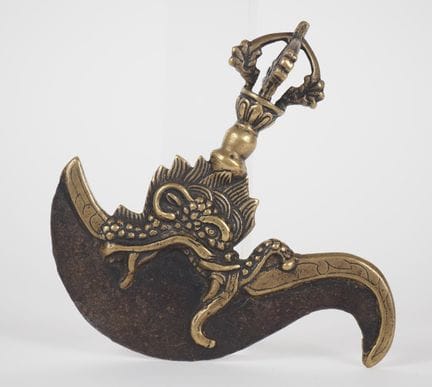 Tibet, 19. Jahrhundert
Kartrika aus Bronze, die Kl