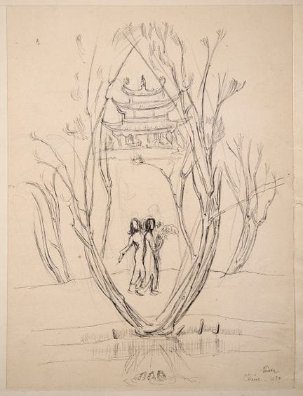 路易-罗伯特-贝特（1898-1948 年，1938 年获印度支那大奖）。
"冬季，中国，1939 
