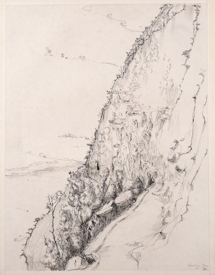 路易-罗伯特-贝特（1898-1948 年，1938 年获印度支那大奖）。
"中国山中的宝塔》。
印