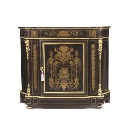 Meuble d'appui Napoléon III de style Louis XVI en 