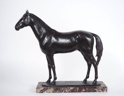 Charles BIGONET. (1877–1931)
"The Stallion" 
Bronz
