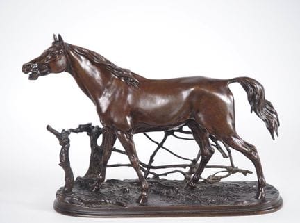 Pierre Jules MENE. 
"Djinn, Horse at the Gate"
Bro