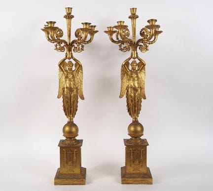 Paire de candélabres de style Empire, deuxième moi