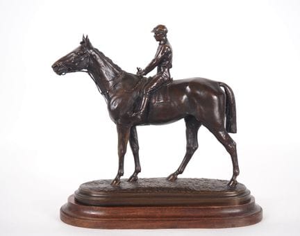 Isidore BONHEUR. (1827–1901)
"The Jockey"
Bronze s