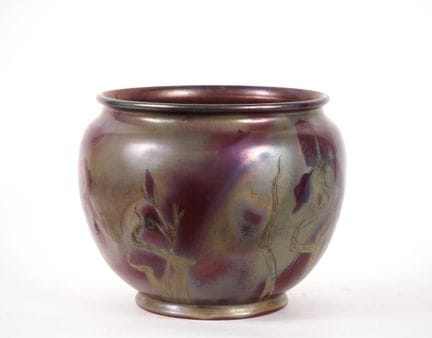DELPHIN MASSIER in Vallauris. 
Art Nouveau vase ma