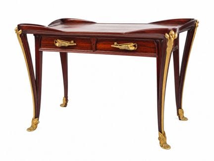 Louis MAJORELLE (1859–1926).
“Nénuphar” desk in ma