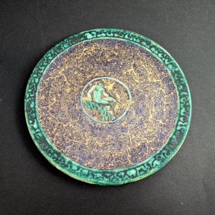 Jean MAYODON (1893-1967) 
Piatto in ceramica smalt