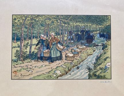Henri RIVIERE (1864–1951)
The Washhouse at Tréboul