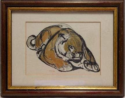 Paul JOUVE (1878–1973)
Tiger
Woodcut and stencil, 
