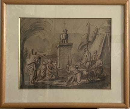 Scuola neoclassica
Il vitello d'oro
Lavaggio
Dimen