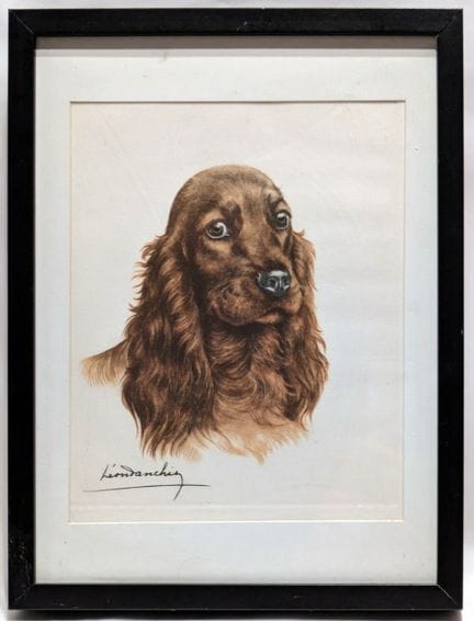 Léon DANCHIN (1887–1938)
Cocker Spaniel
Lithograph