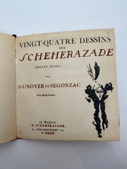 DUNOYER DE SEGONZAC „Vingt-quatre dessins sur Sché