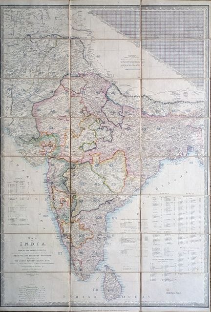 James WYLD
Mappa dell'India
Mappa dell'India monta
