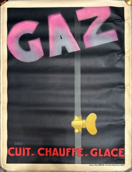 Francis BERNARD (1900-1979)
Gaz - Cuit, Chauffe, G