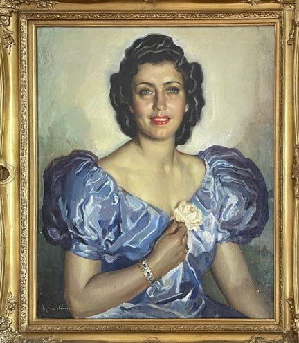 José CRUZ HERRERA (1890-1972)
Ritratto di donna co