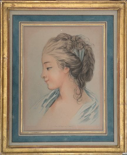 Louis Marin BONNET (1736-1793)
Profilo di donna ri