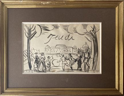 Raoul DUFY (1877-1953)
Giovedì - 1912 circa (bozze