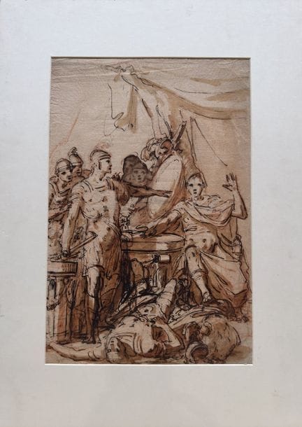 Scuola italiana del XVIII secolo
Mucio Scaevola al