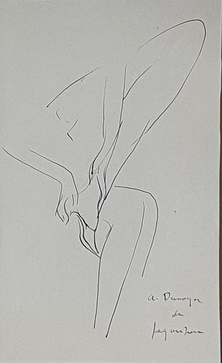 André DUNOYER DE SEGONZAC (1884 - 1974)
Gambe di d