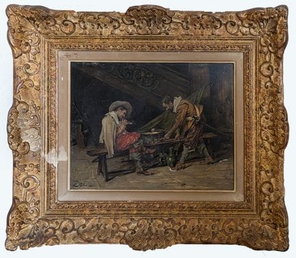 Alfred François GUES (1837-?)
Le partite a dadi
Du