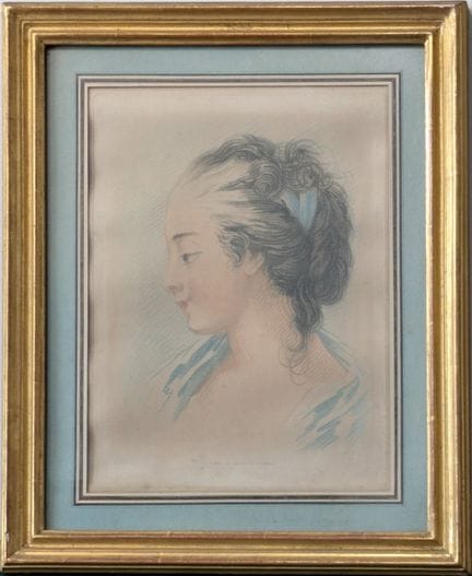 Louis Marin BONNET (1736-1793)
Profilo di donna ri