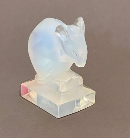 SABINO - Mascotte in vetro opalescente "Mouse", fi