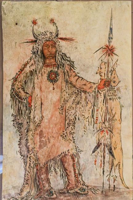 Da George CATLIN (1796-1872)  
Pe-Toh-Pee-Kiss  
I