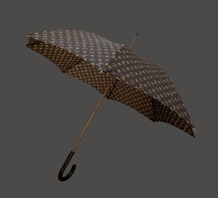 LOUIS VUITTON - Monogram nylon umbrella with curve