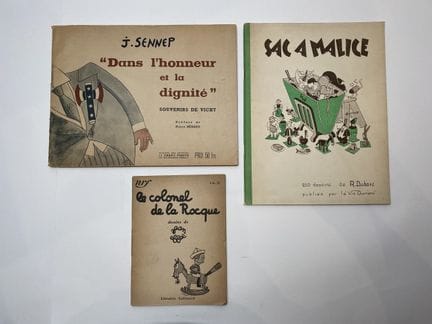 Set aus drei Alben, darunter:
- René DUBOSC „Sac à