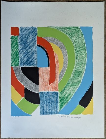 Sonia DELAUNAY (1885-1979)
"Composizione, effetto 