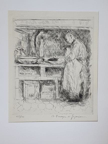 André DUNOYER DE SEGONZAC (1884–1974)
Set of ten e