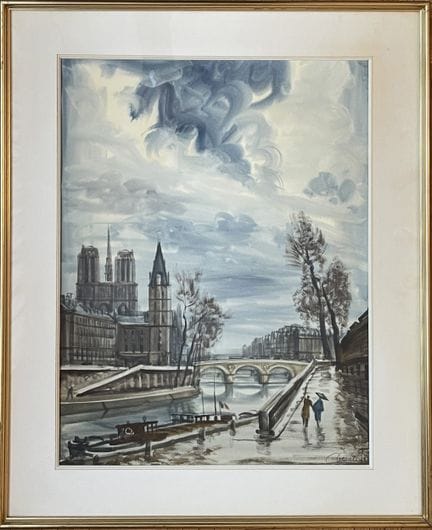 Albert DECARIS (1901-1988)
Il ponte di Saint-Miche
