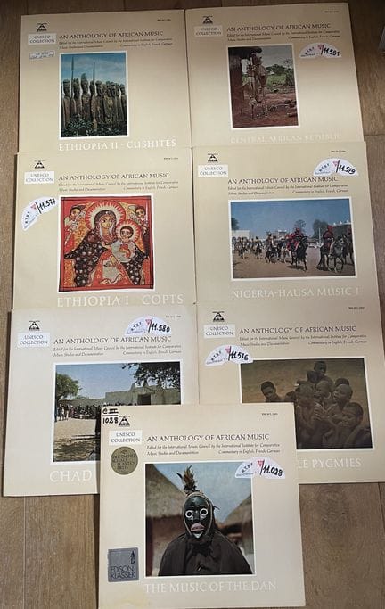 Musiques du Monde
Sept disques 33T - Musiques afri