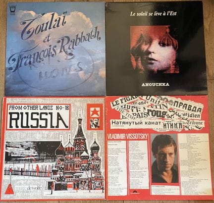 Musiques du Monde
Quatre disques 33T - Musique rus