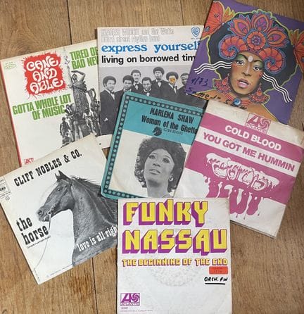 Soul/R&B/Funk
Sept disques 45T - Soul/Funk
VG à EX