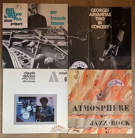Jazz
Quatre disques 33T - Jazz français/Free Jazz
