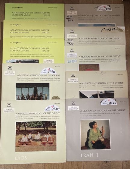 Musiques du Monde
Dix disques 33T - Musiques Inde/