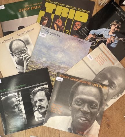 爵士乐
八张33转黑胶唱片——爵士乐，Steeple Chase厂牌
品相从VG到EX；品相从VG到