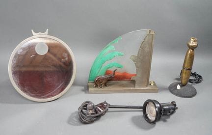Set di LAMPADE, tra cui una lampada da comodino a 