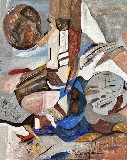 Sandra JAYAT (1939-2025). Le maschere della noia. 