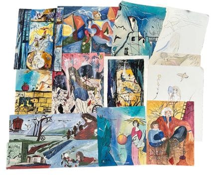 Sandra JAYAT (1939-2025). Serie composta da una de